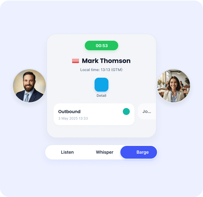 Cloud PBX dashboard